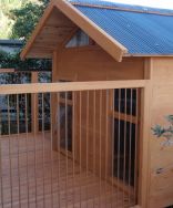 大型犬2匹が入れる犬小屋 大型犬2匹用小屋 23.